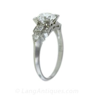 Art Deco Diamond Wedding Set