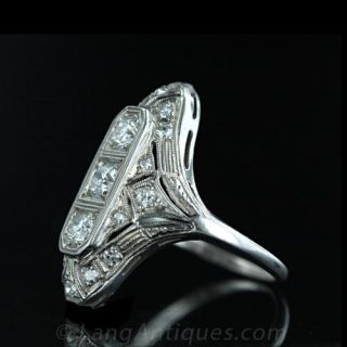 Art Deco Dinner Ring