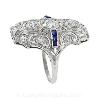 Art Deco Dinner Ring
