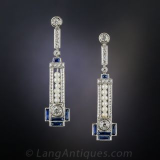 Art Deco Drop Earrings