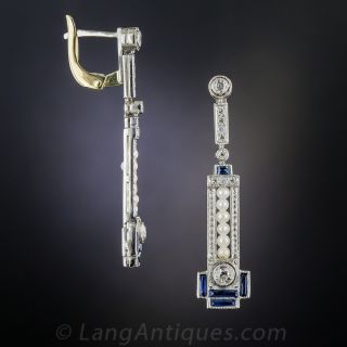 Art Deco Drop Earrings