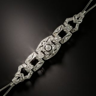 Edwardian Openlink Diamond Bracelet - 2