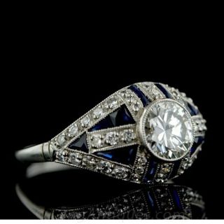 Art Deco Engagement Ring
