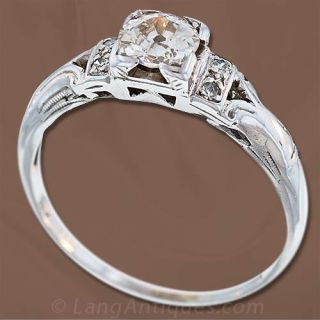 Art Deco Engagement Ring