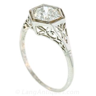 Art Deco Engagement Ring