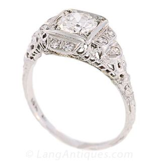 Art Deco Engagement Ring