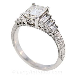 Art Deco Engagement Ring