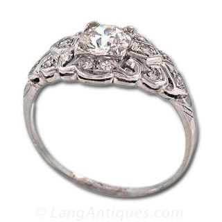 Art Deco Engagement Ring