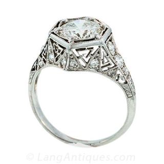 Art Deco Engagement Ring