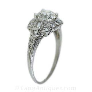 Art Deco Engagement Ring