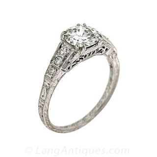 Art Deco Engagement Ring