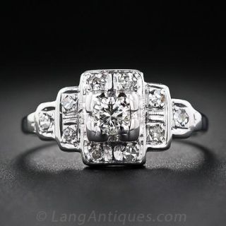 Art Deco Engagement Ring
