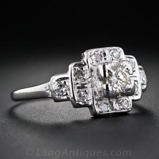 Art Deco Engagement Ring
