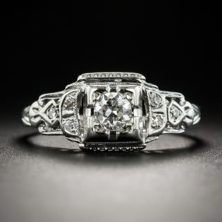 Art Deco Engagement Ring by Wright & Street  - 2