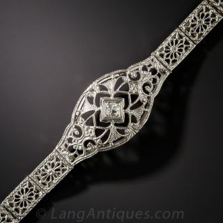 Art Deco Filigree Bracelet