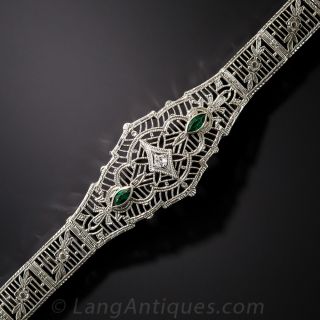 Art Deco Filigree Bracelet