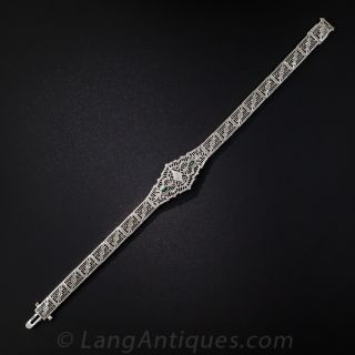 Art Deco Filigree Bracelet