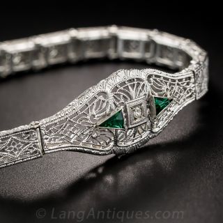 Art Deco Filigree Bracelet 