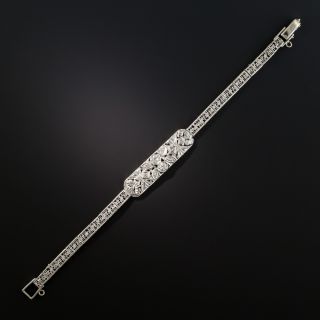 Art Deco Filigree Diamond Bracelet