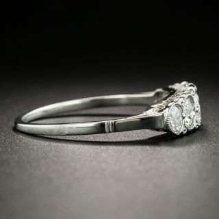 Art Deco Five-Stone Diamond Band Ring