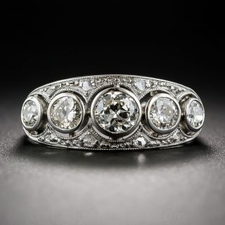 Art Deco Five-Stone Diamond Ring