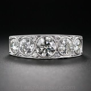 Art Deco Five-Stone Diamond Ring
