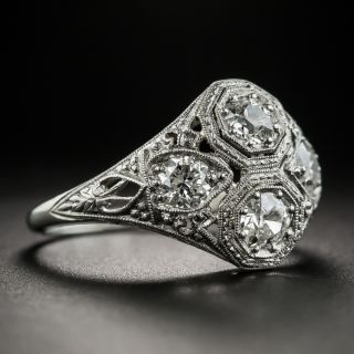 Art Deco Four-Stone Diamond Ring 