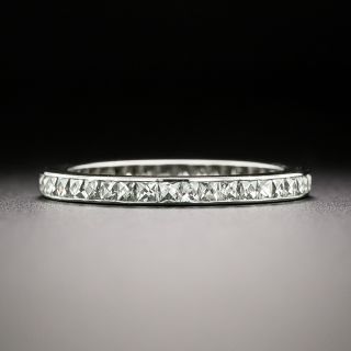 Art Deco French-Cut Diamond Eternity Band, Size 5 1/2 - 2