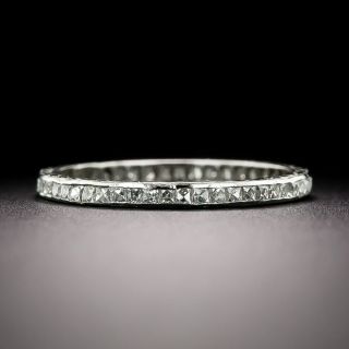 Art Deco French-Cut Diamond Eternity Band - Size 6 3/4 - 1