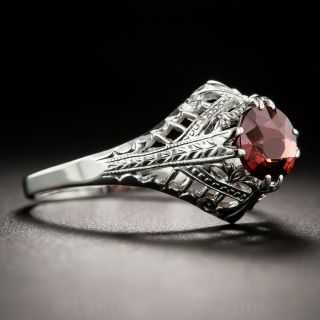 Art Deco Garnet Ring