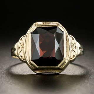 Art Deco Garnet Ring - 2