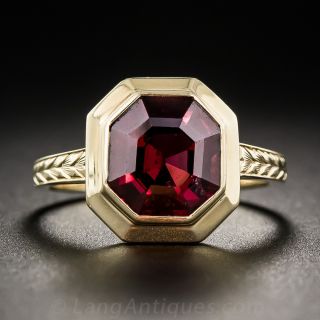 Art Deco Garnet Ring
