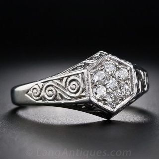 Art Deco Gent's Diamond Ring