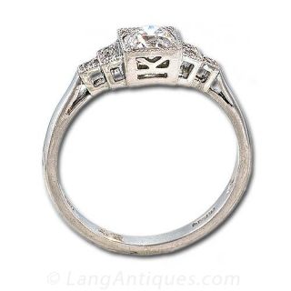 Art Deco Inspired Engagement Ring