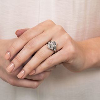 Art Deco Moi et Toi Diamond Ring