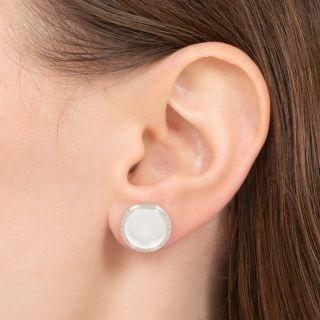 Art Deco Mother-of-Pearl Earrings 