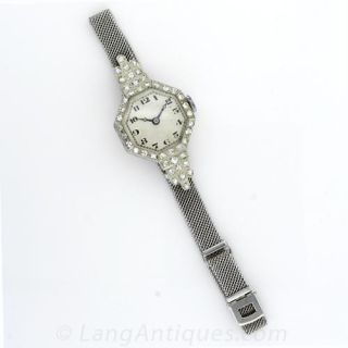  Art Deco Octagonal Diamond Watch
