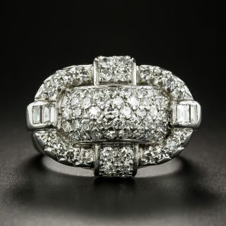 Art Deco Pavé Diamond Ring - 2