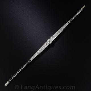 Art Deco Platinum and Diamond Bracelet