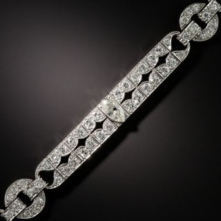 Art Deco Platinum and Diamond Bracelet - 2