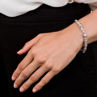 Art Deco Platinum and Diamond Bracelet by Gilpin & Smith