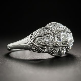 Art Deco Platinum and Diamond Ring