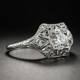 Art Deco Platinum and Diamond Ring