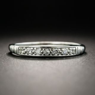 Art Deco Platinum Diamond Band by Byard Brogan