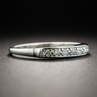 Art Deco Platinum Diamond Band by Byard Brogan