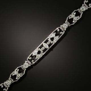 Art Deco Platinum Diamond Bracelet