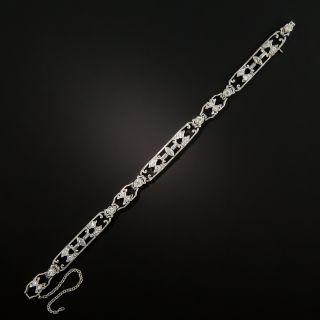 Art Deco Platinum Diamond Bracelet