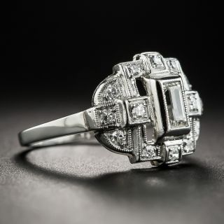 Art Deco Platinum Diamond Ring