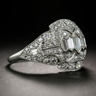 Art Deco Platinum Diamond Ring