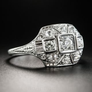 Art Deco Platinum Diamond Ring